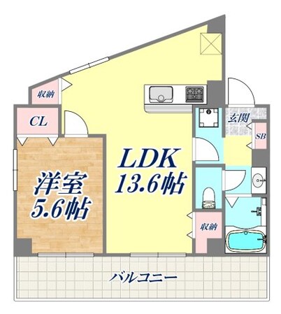 ティ・オー赤坂の物件間取画像